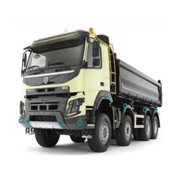 商用車安裝camera+BSD超聲波雷達(dá)